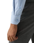 Eton - Blue Check Cotton TENCEL™ Lyocell Slim Fit Shirt L/S SHIRTS Eton