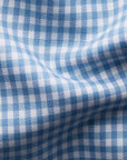Eton - Blue Check Cotton TENCEL™ Lyocell Slim Fit Shirt L/S SHIRTS Eton