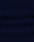 Invergary Inchistro Blue 4ply Cashmere Quarter Zip Sweater
