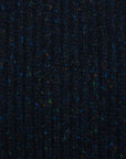Navy Melange Wool and Cashmere Wool Milano Cardigan KNITWEAR Robert Old