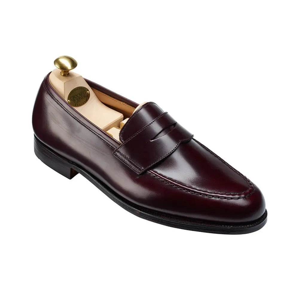 Crockett &amp; Jones - Boston Calf Leather Penny Loafer SHOES Crockett &amp; Jones