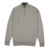 Robert Old - The Bowmore 1/4 Zip Neck Cashmere Sweater - Brume & Smog CASHMERE Robert Old