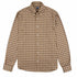Fedeli - Brown Check 'Alberto' Slim Fit Brushed Cotton Long Sleeve Shirt L/S SHIRTS FEDELI