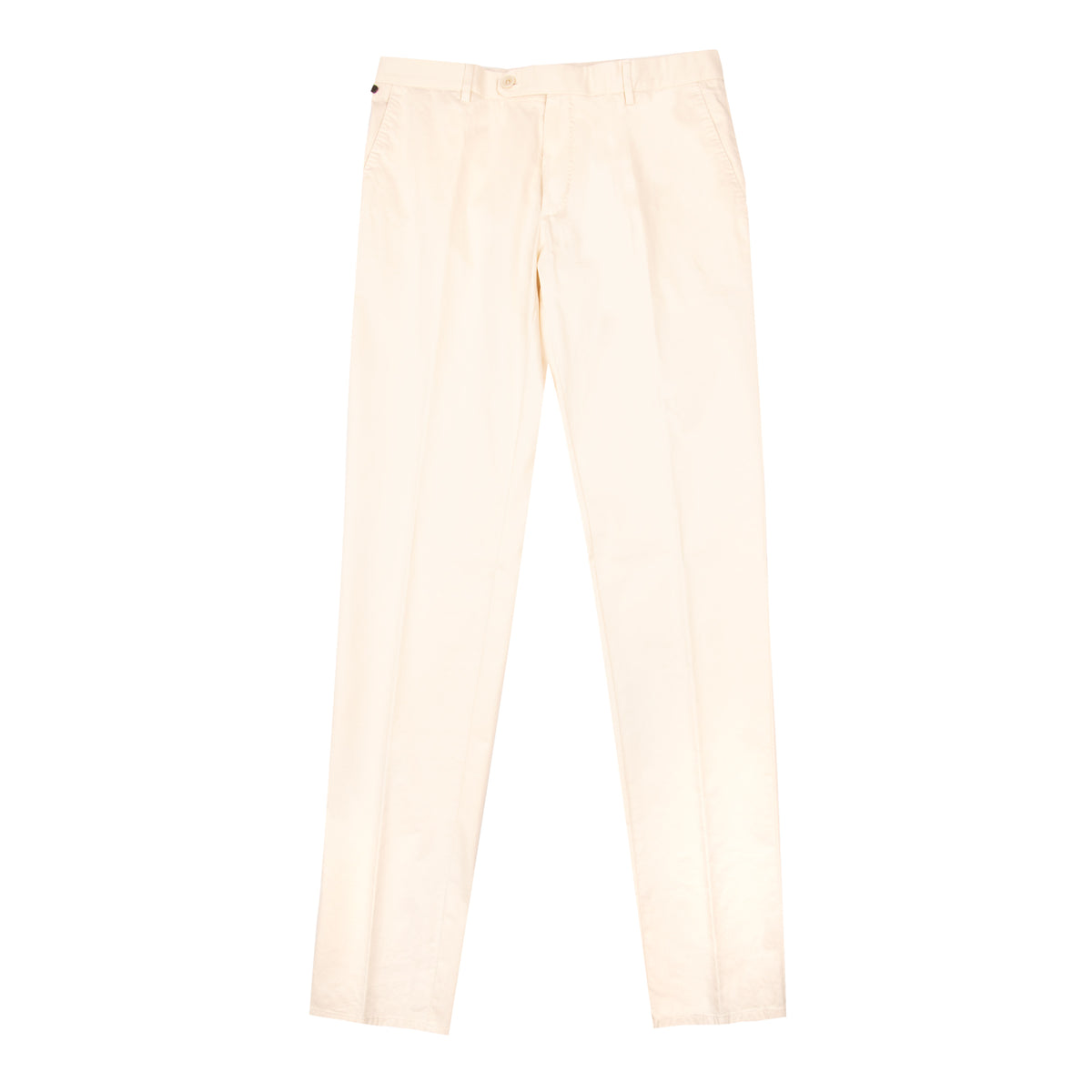 Butter Cream Cotton Twill Slim Fit Chinos CASUAL TROUSERS Robert Old