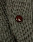 Dunkel-natürlicher Colonial 8-fädiger Kaschmir-Schal-Cardigan