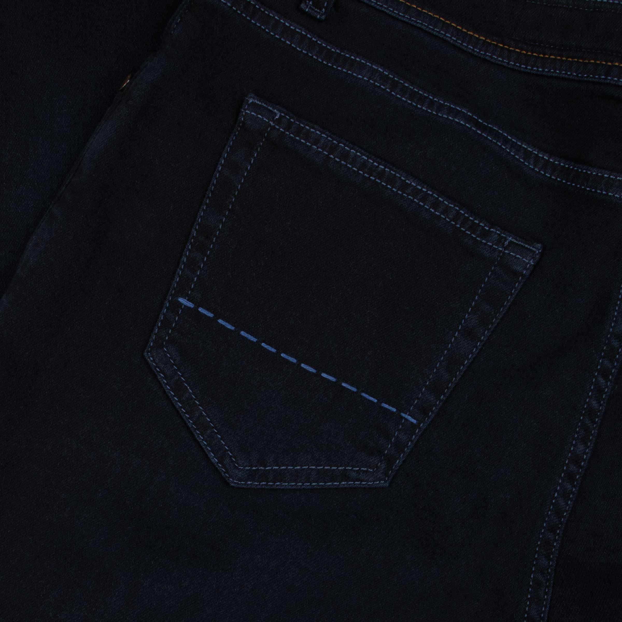 Richard J Brown - Dark Denim 'Milano' Cotton & Cashmere Regular Fit Jeans JEANS Richard J Brown