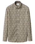 Eton - Brown Paisley Signature Twill Contemporary Fit Shirt L/S SHIRTS Eton
