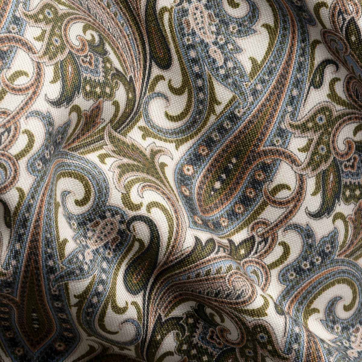 Eton - Brown Paisley Signature Twill Contemporary Fit Shirt L/S SHIRTS Eton