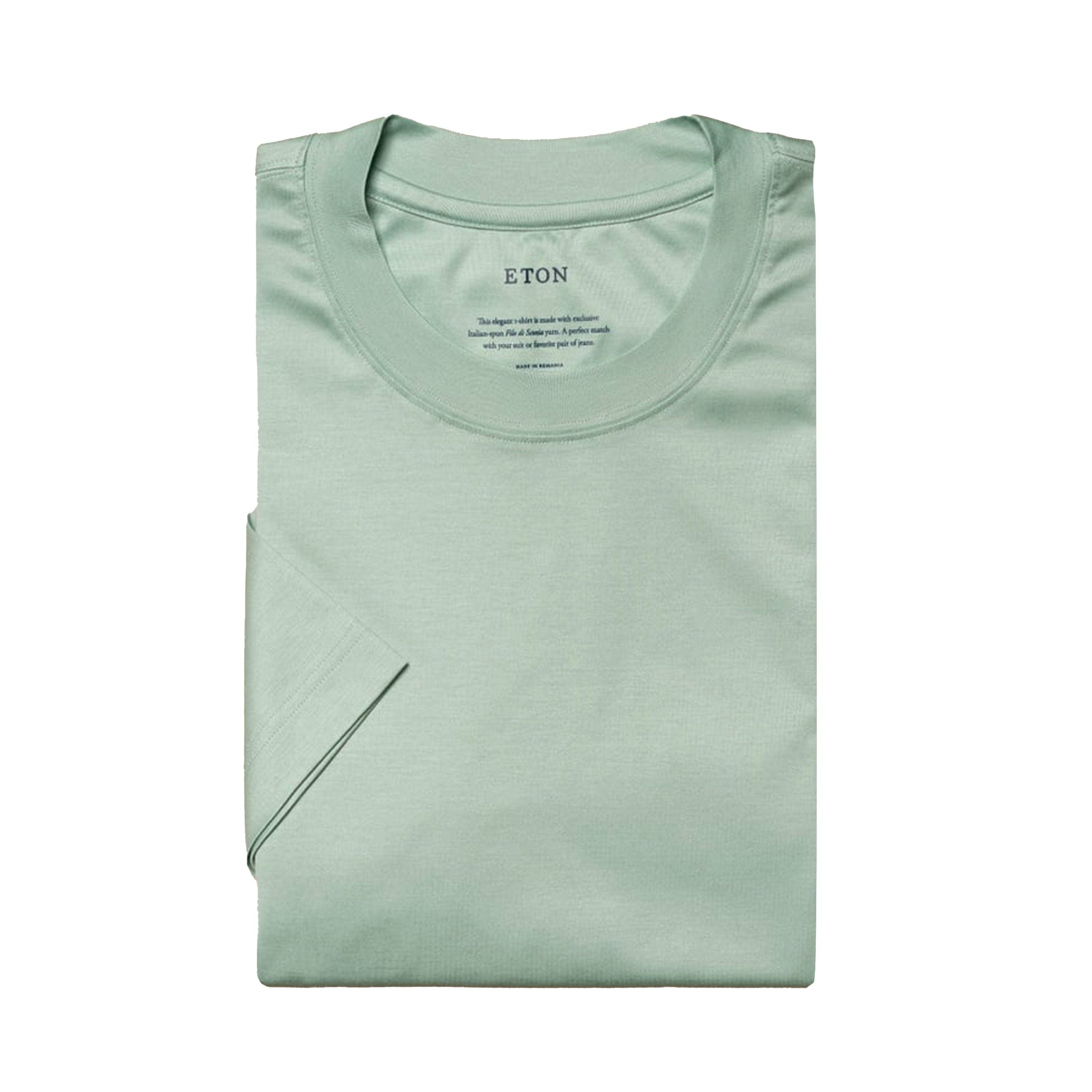 Eton - Light Green Filo di Scozia T-shirt TEE SHIRTS Eton
