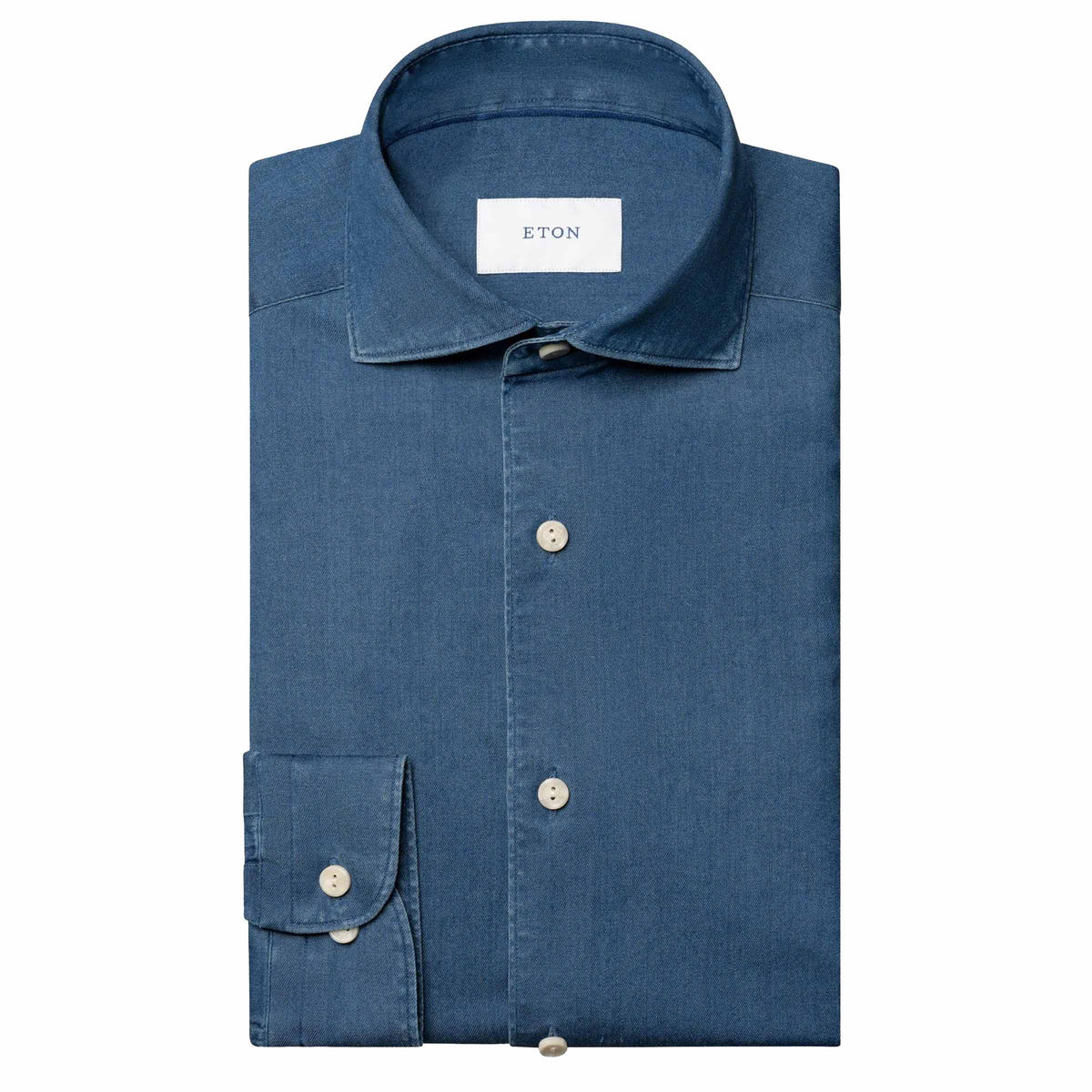 Eton - Denim Stretch Casual Fit Shirt L/S SHIRTS Eton