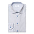 Eton - Blue Micro Print Signature Poplin Slim Fit Shirt L/S SHIRTS Eton