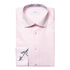 Eton - Light Pink Floral Trim Signature Twill Contemporary Fit Shirt L/S SHIRTS Eton
