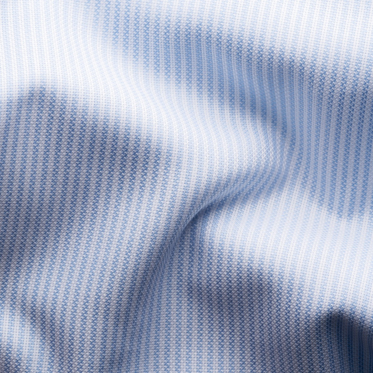 Eton - Light Blue Striped Oxford Cotton-Tencel™ Shirt L/S SHIRTS Eton