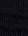 Fedeli - Navy 'Terminillo' Shawl Collar Merino Wool Cardigan