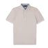 Robert Old - Grey Piqué Cotton Short Sleeve Polo Shirt S/S POLOS Robert Old