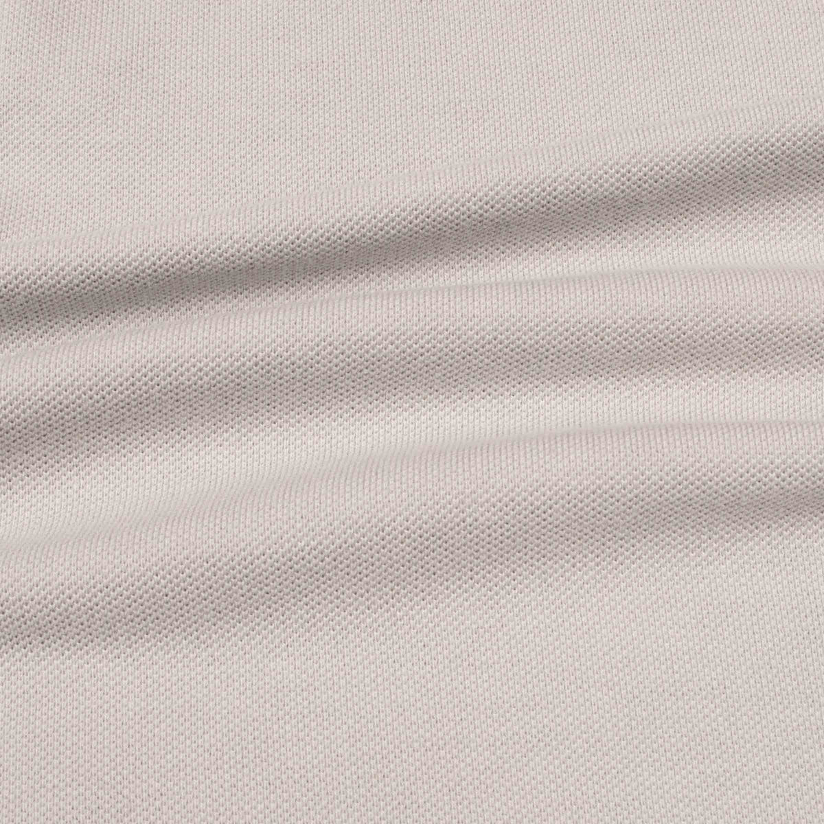 Grey Piqué Cotton Short Sleeve Polo Shirt S/S POLOS Robert Old