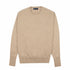 Dark Natural Highclere Cashmere Crew Neck Sweater CASHMERE Robert Old Dark Natural 42UK
