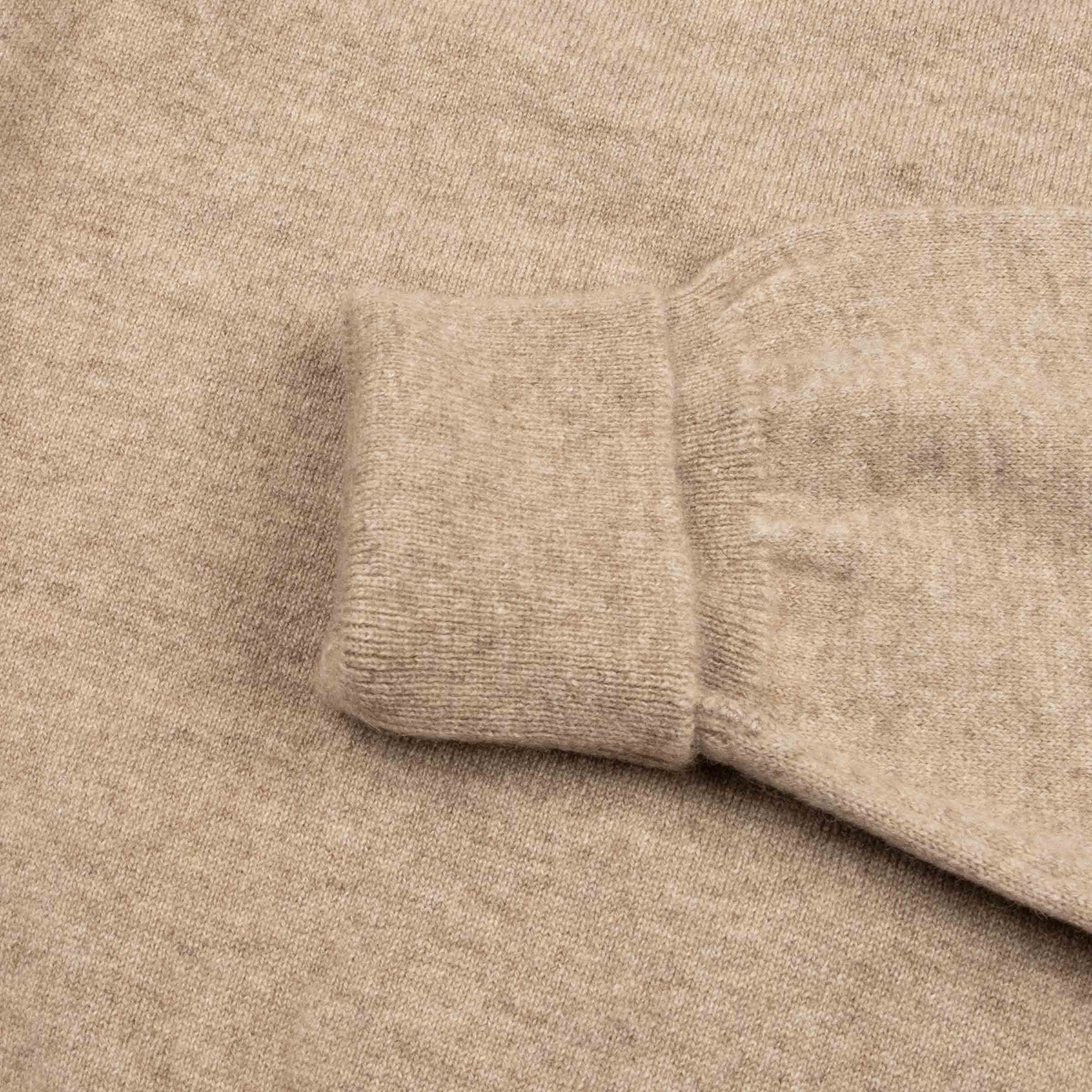 Robert Old - Dark Natural Highclere Cashmere Crew Neck Sweater CASHMERE Robert Old