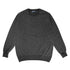 Robert Old - The Highclere Cashmere Crew Neck Sweater - Charcoal CASHMERE Robert Old