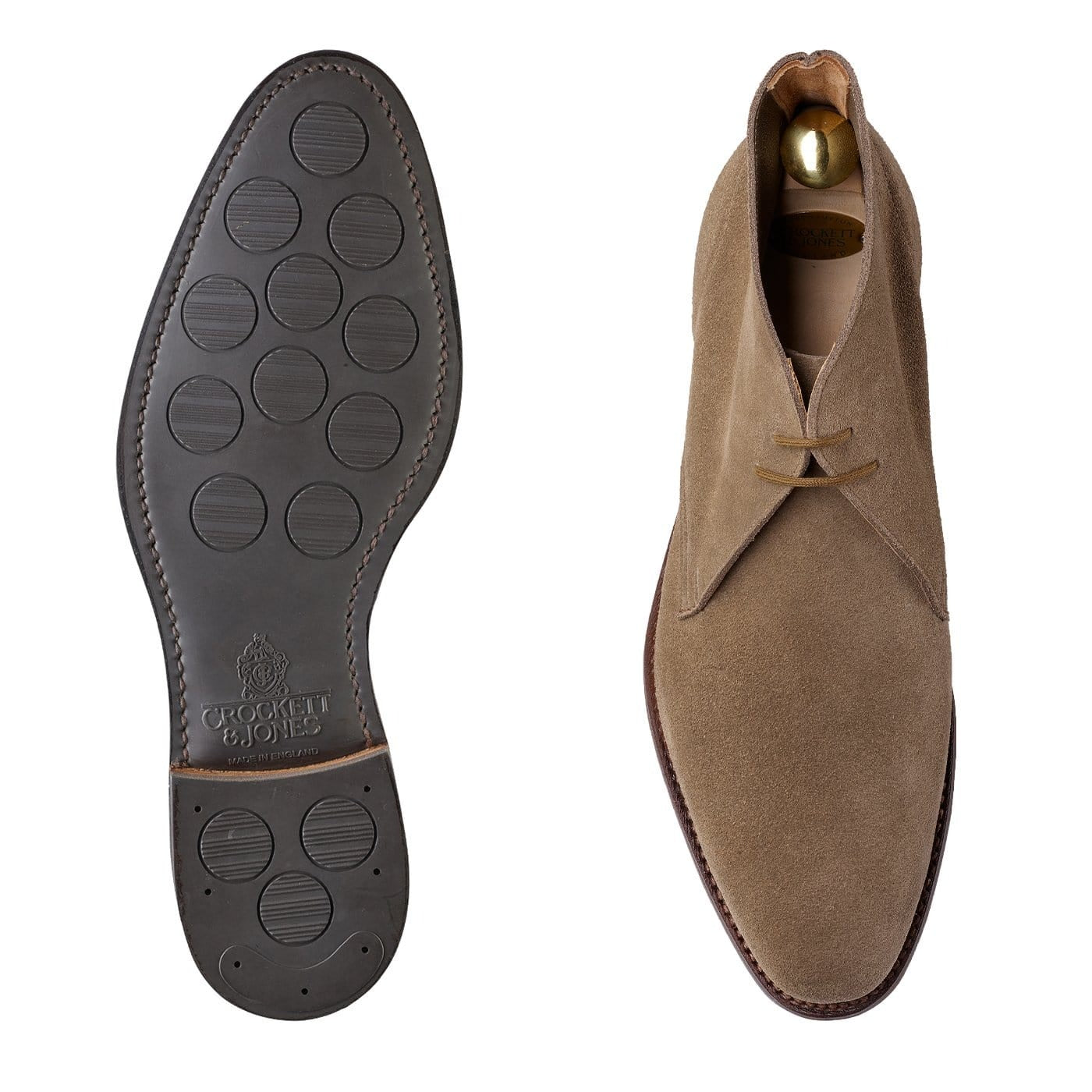 Crockett & Jones - Sulgrave Khaki Suede Chukka Boot SHOES Crockett & Jones