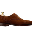 Crockett & Jones - Westfield Tobacco Suede Lace Up SHOES Crockett & Jones