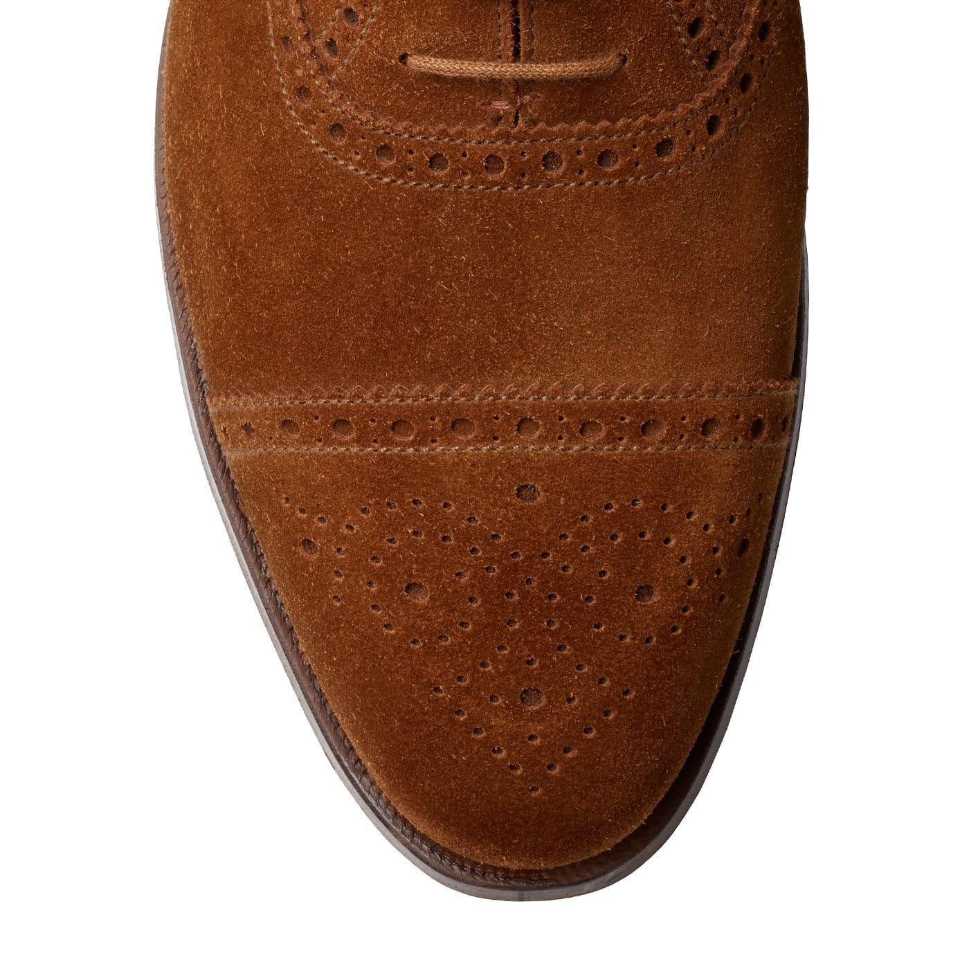 Crockett &amp; Jones - Westfield Tobacco Suede Lace Up SHOES Crockett &amp; Jones