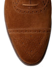 Crockett & Jones - Westfield Tobacco Suede Lace Up SHOES Crockett & Jones