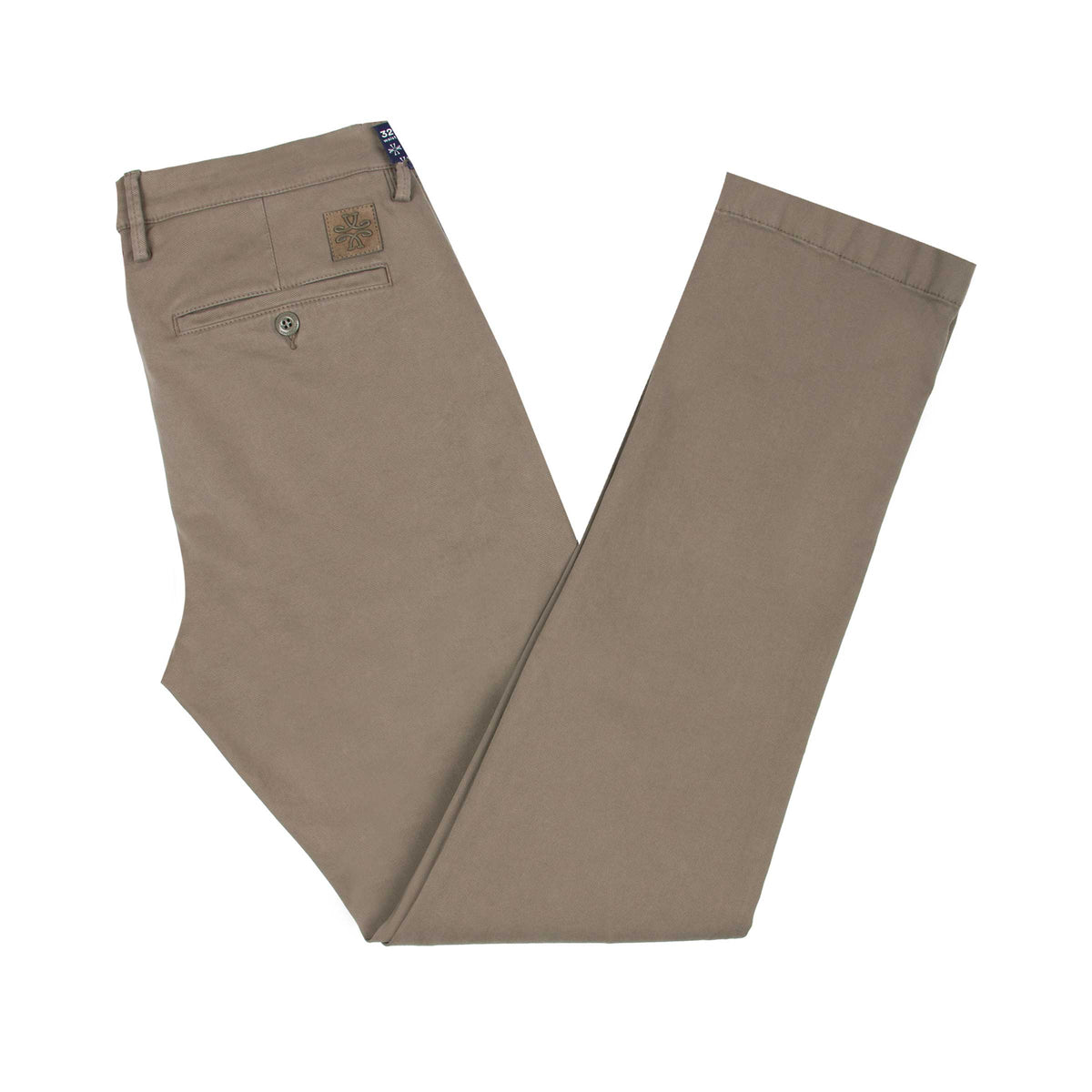 Jacob Cohen - Elephant Grey 'Bobby' Slim Fit Chino Trousers CASUAL TROUSERS Jacob Cohen