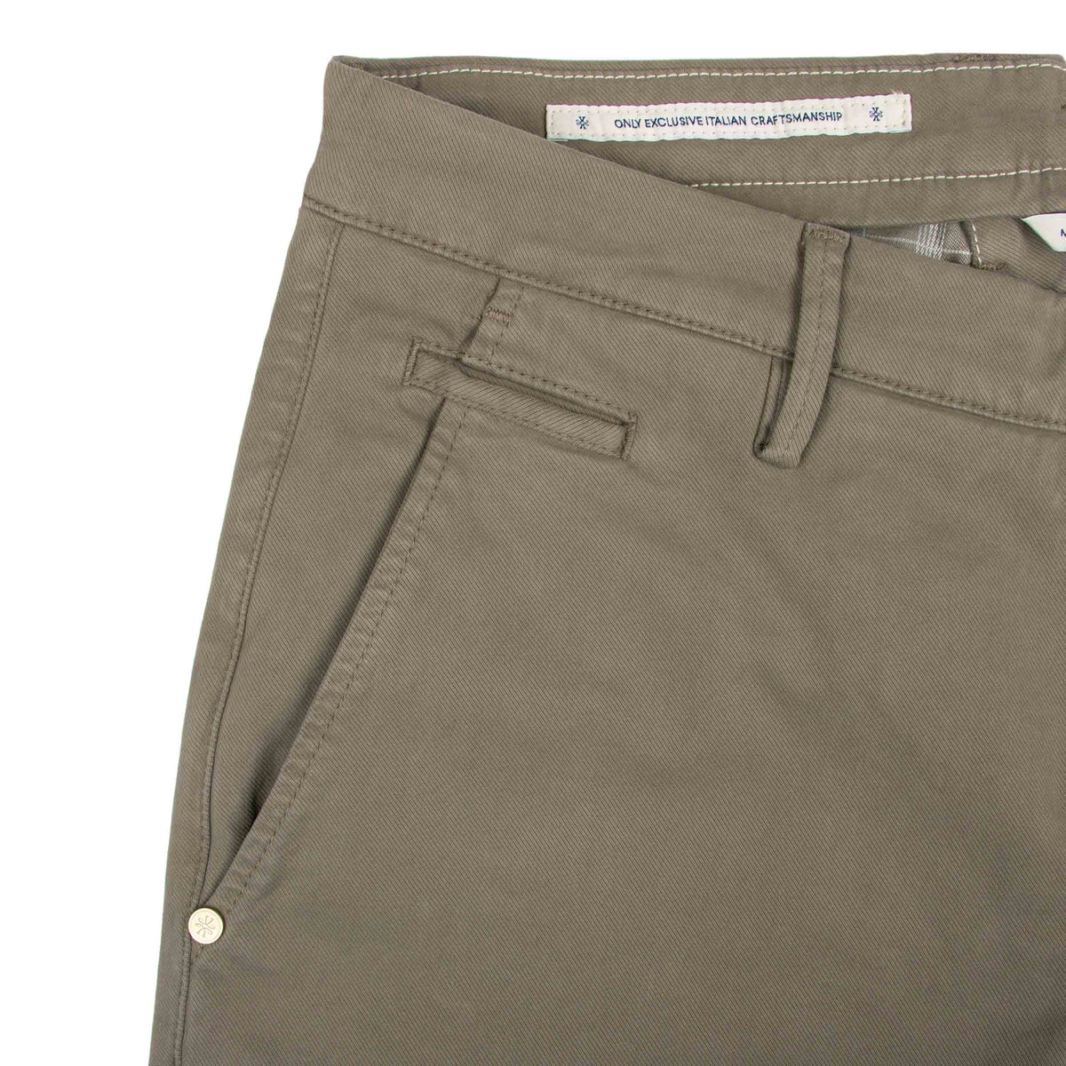 Jacob Cohen - Elephant Grey 'Bobby' Slim Fit Chino Trousers CASUAL TROUSERS Jacob Cohen