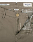 Jacob Cohen - Elephant Grey 'Bobby' Slim Fit Chino Trousers CASUAL TROUSERS Jacob Cohen