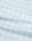 Fedeli - Light Blue Check 'Alberto' Slim Fit Brushed Cotton Long Sleeve Shirt