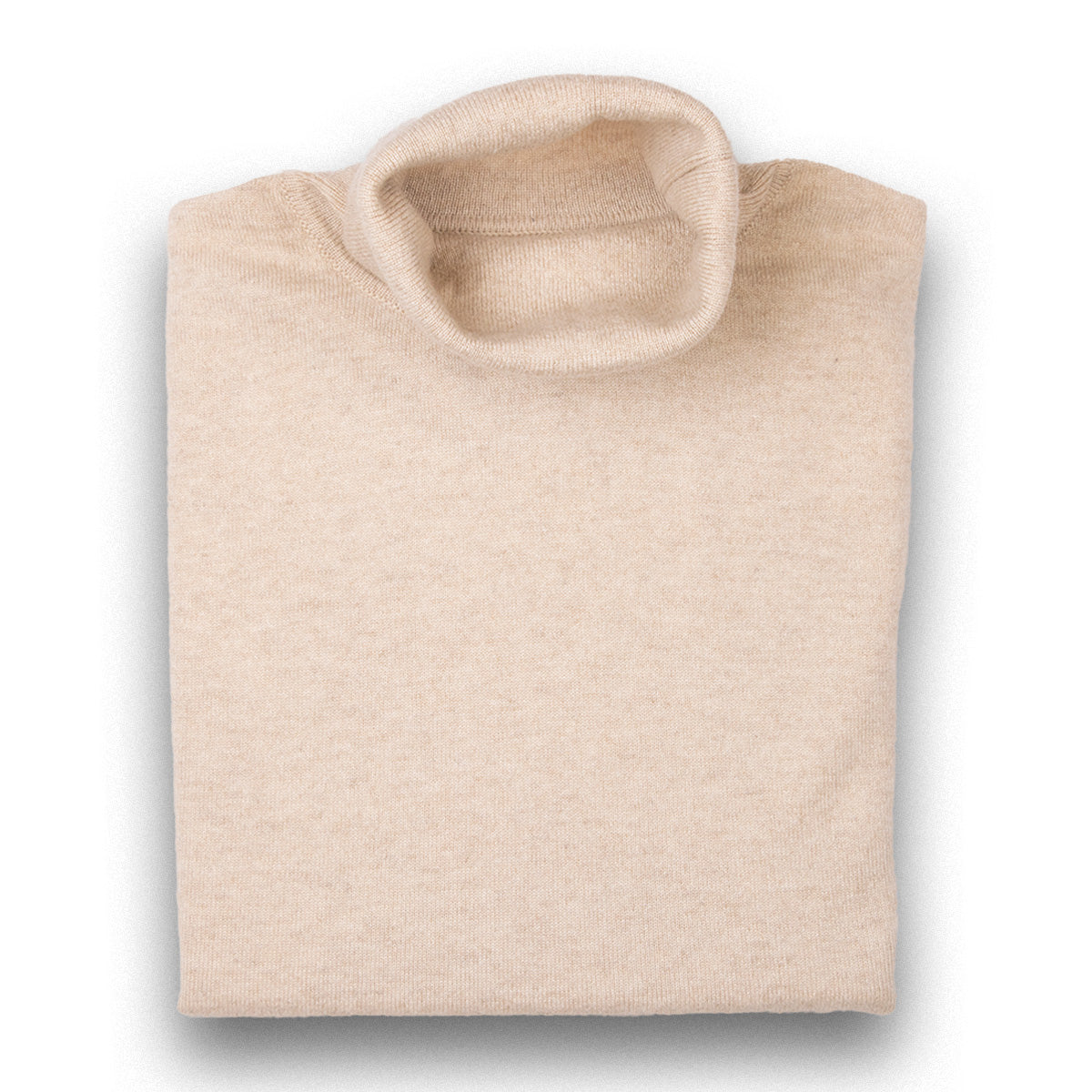 Robert Old - Linen Elgin 2ply Roll Neck Cashmere Sweater CASHMERE Robert Old