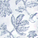 Robert Old - Navy Floral Italian Print Cotton & Linen Long Sleeve Shirt