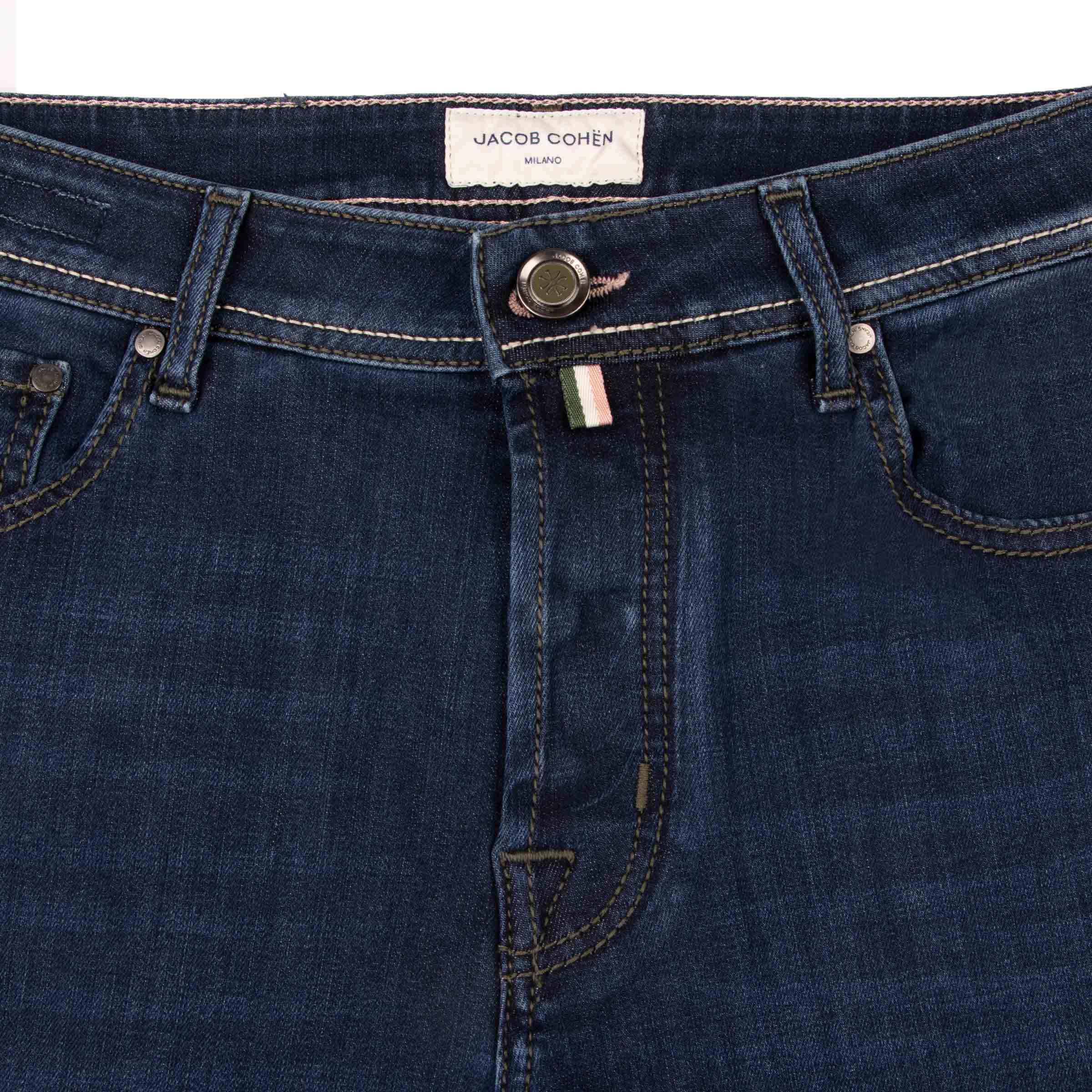 Jacob Cohen - Medium Blue 'Bard' Slim Fit Jeans JEANS Jacob Cohen