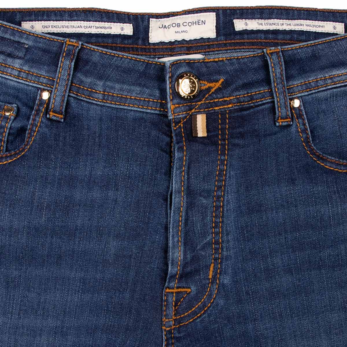 Jacob Cohen - Mid Blue 'Bard' Slim Fit Jeans JEANS Jacob Cohen