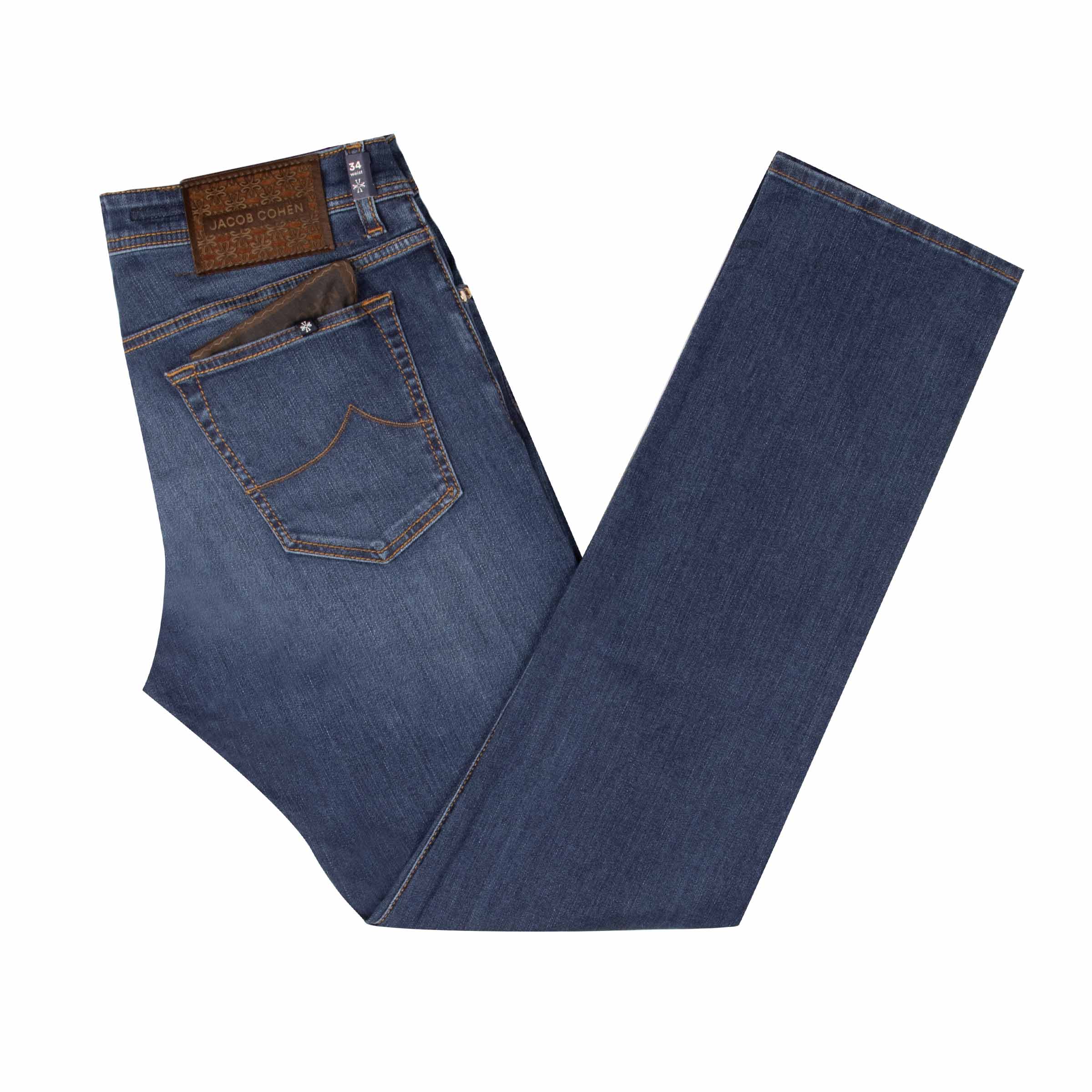 Jacob Cohen - Mid Blue 'Bard' Slim Fit Jeans JEANS Jacob Cohen