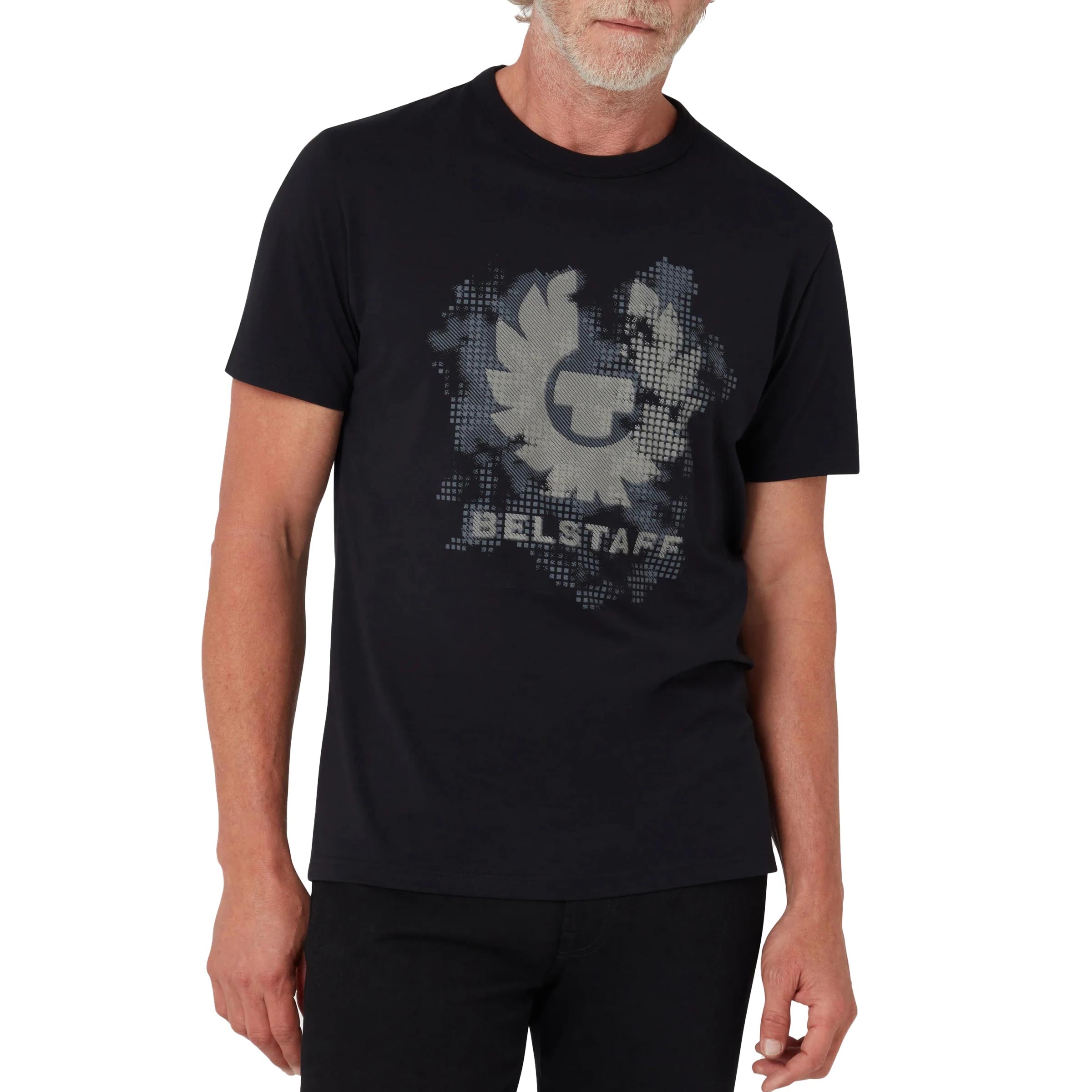 Belstaff - Black Metro Phoenix Jersey Cotton T-shirt TEE SHIRTS Belstaff