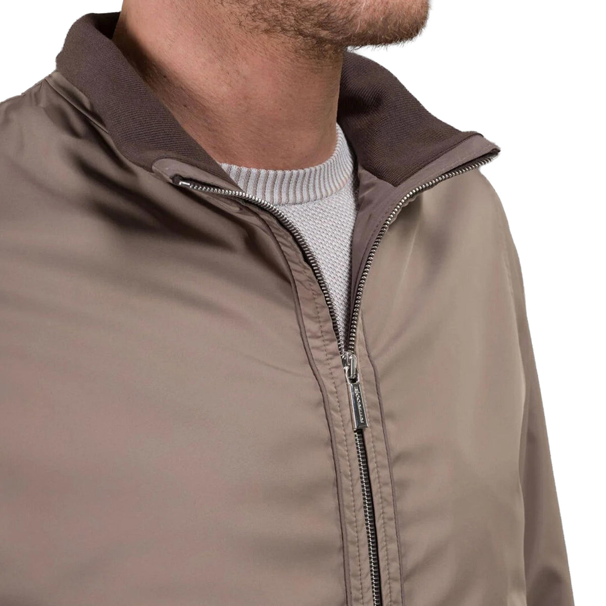 Moorer - Visone Brown 'Manetti' Bomber Jacket BLOUSONS MooRER