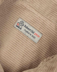 Mushroom Italian Cotton Corduroy Overshirt