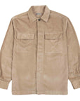 Mushroom Italian Cotton Corduroy Overshirt