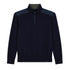 Paul & Shark - Navy with Typhoon® Platinum Quarter-Zip Wool Sweater KNITWEAR Paul & Shark