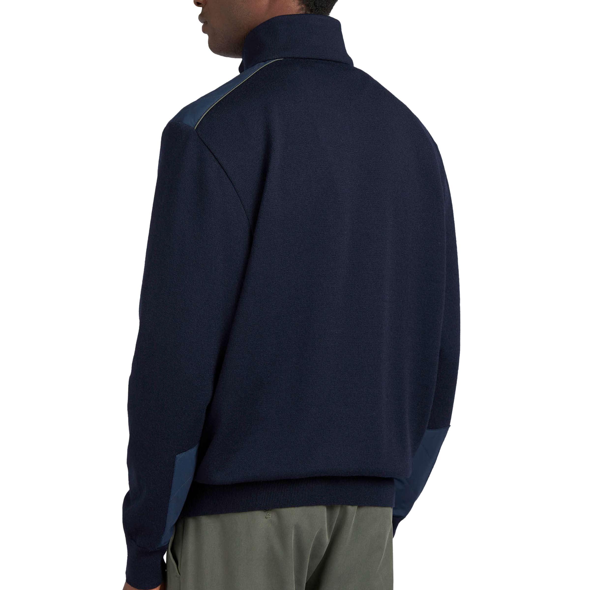 Paul & Shark - Navy with Typhoon® Platinum Quarter-Zip Wool Sweater KNITWEAR Paul & Shark