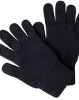 Robert Old - Dark Navy 100% Pure Cashmere Gloves GLOVES Robert Old Dark Navy ONE