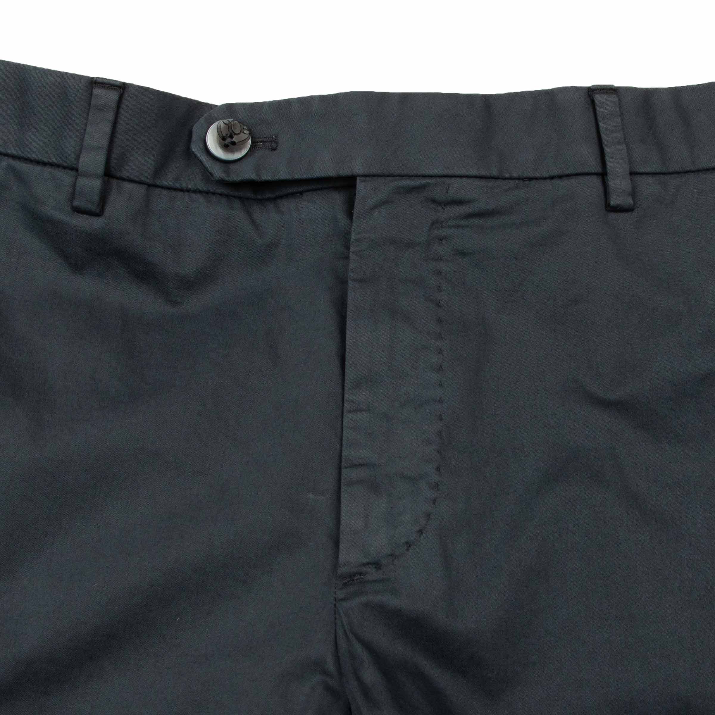 Navy Stretch Cotton Twill Slim Fit Chinos CASUAL TROUSERS Robert Old