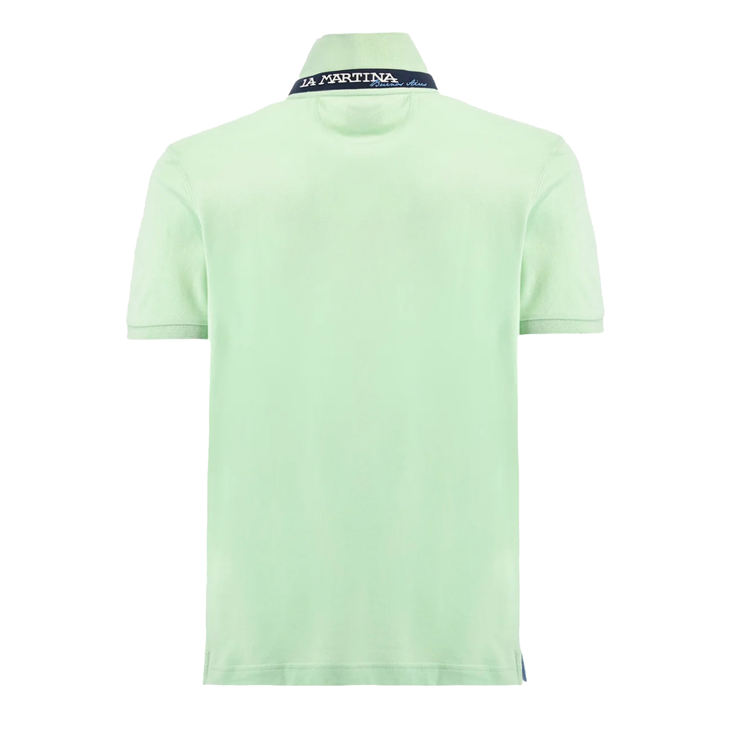 La Martina - Pastel Green Eduardo Cotton Piqué Polo Shirt S/S POLOS La Martina