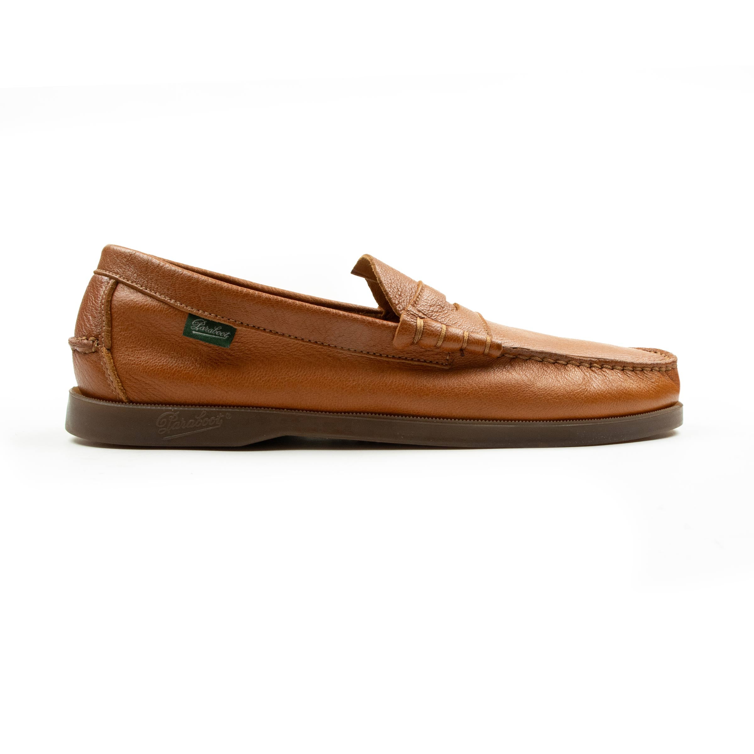 Paraboot - Tan Miel-Cerf Whisky Coraux Marine Boat Shoe
