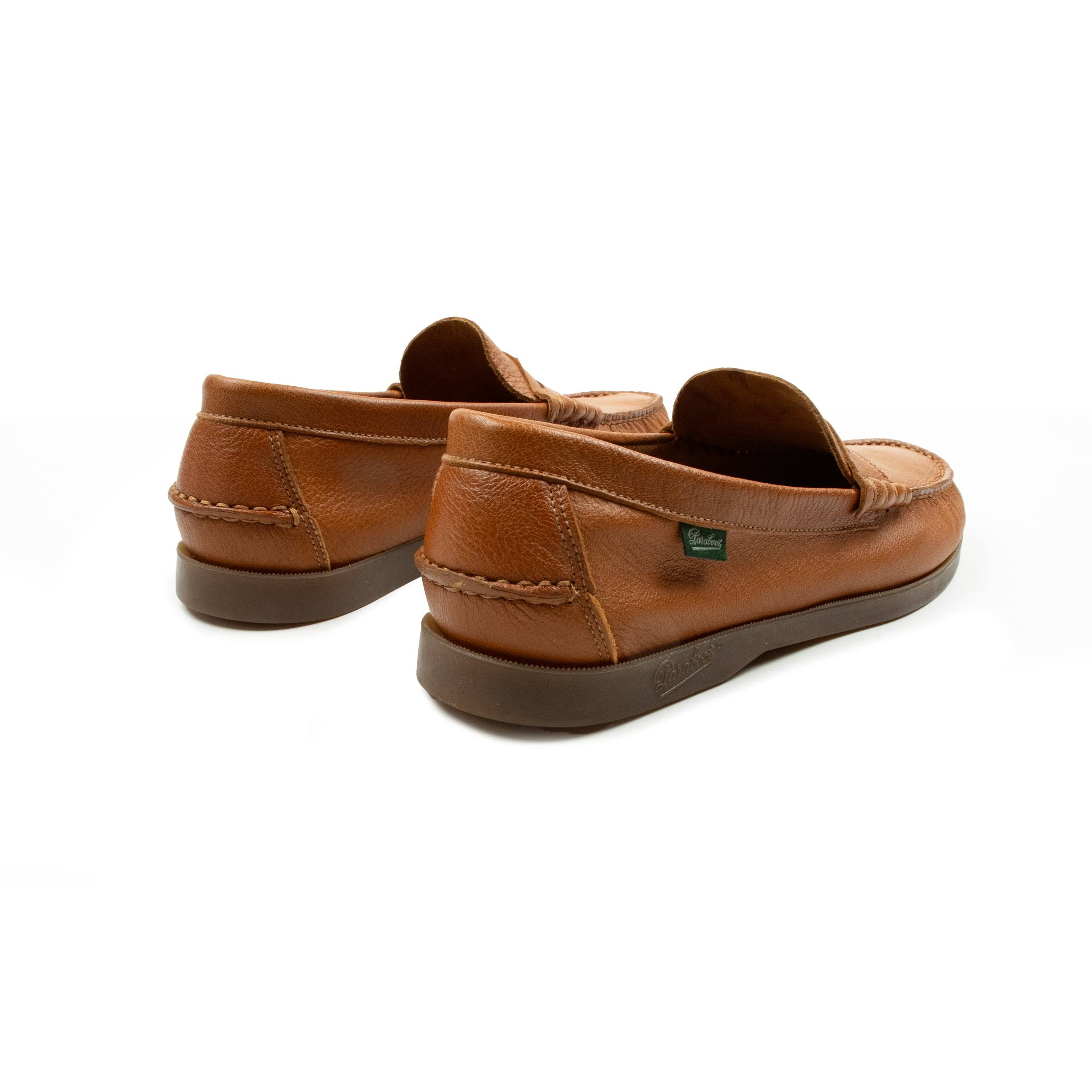 Paraboot - Tan Miel-Cerf Whisky Coraux Marine Boat Shoe