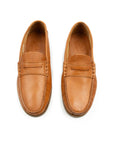 Paraboot - Tan Miel-Cerf Whisky Coraux Marine Boat Shoe