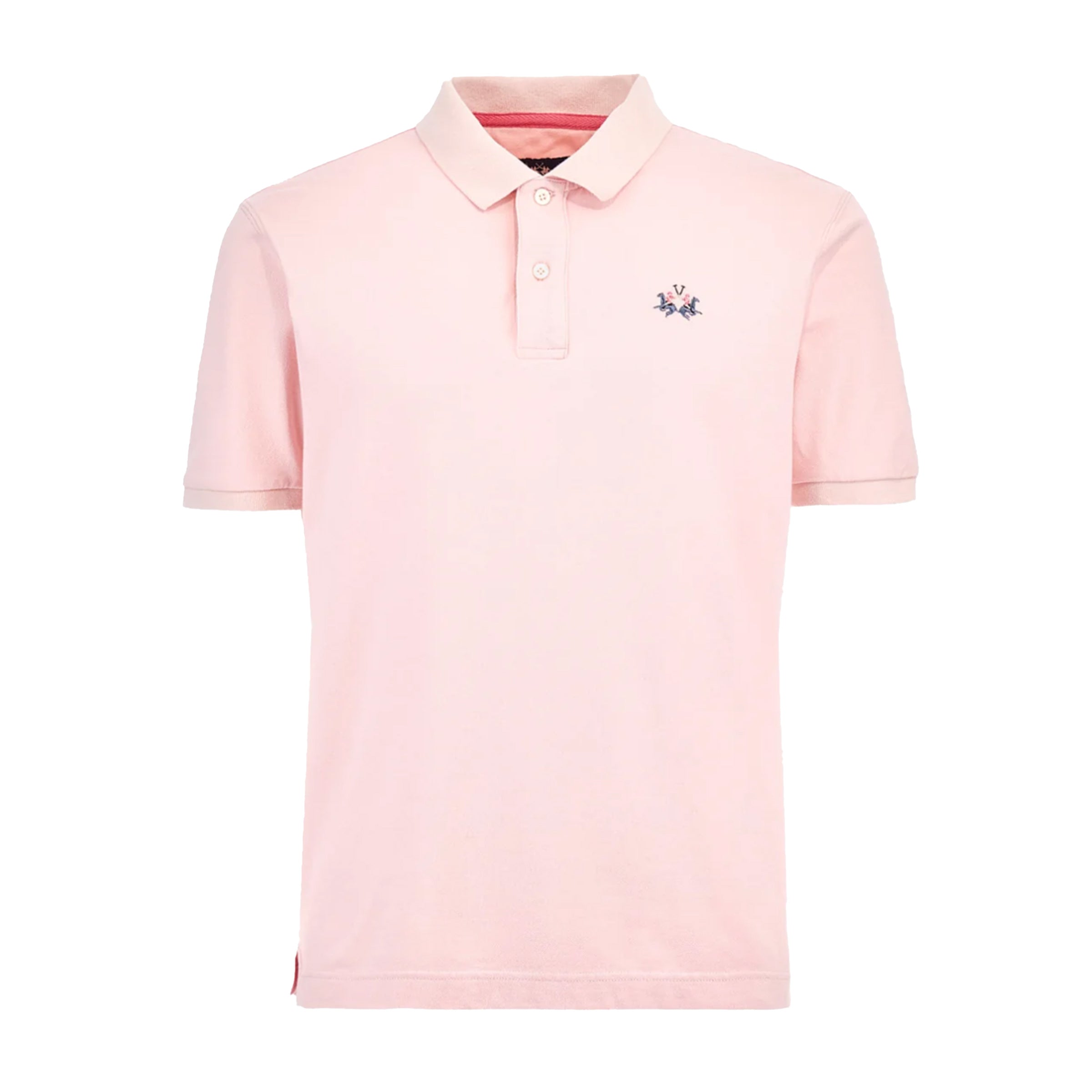 La Martina - Parfait Pink Eduardo Cotton Piqué Polo Shirt S/S POLOS La Martina