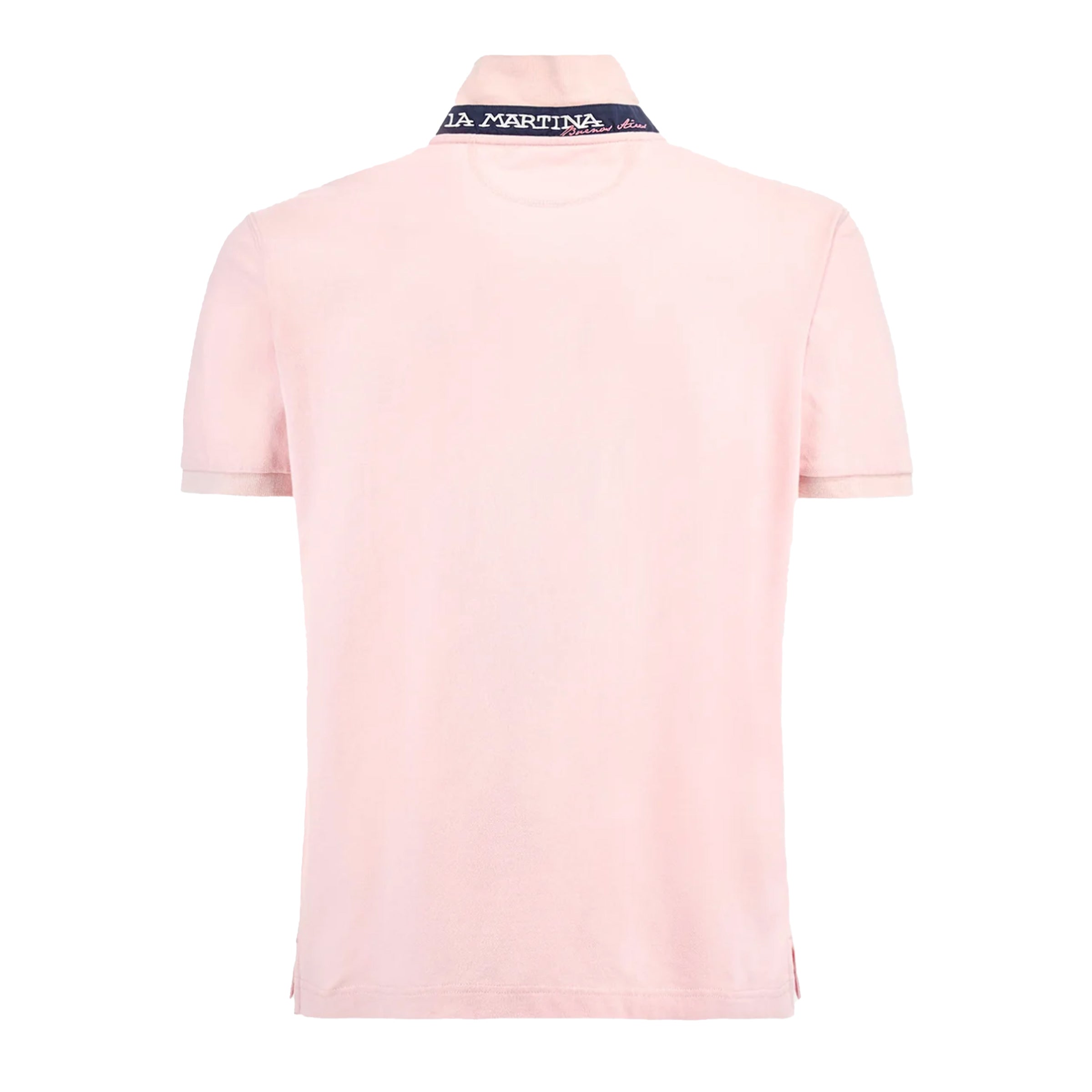 La Martina - Parfait Pink Eduardo Cotton Piqué Polo Shirt S/S POLOS La Martina